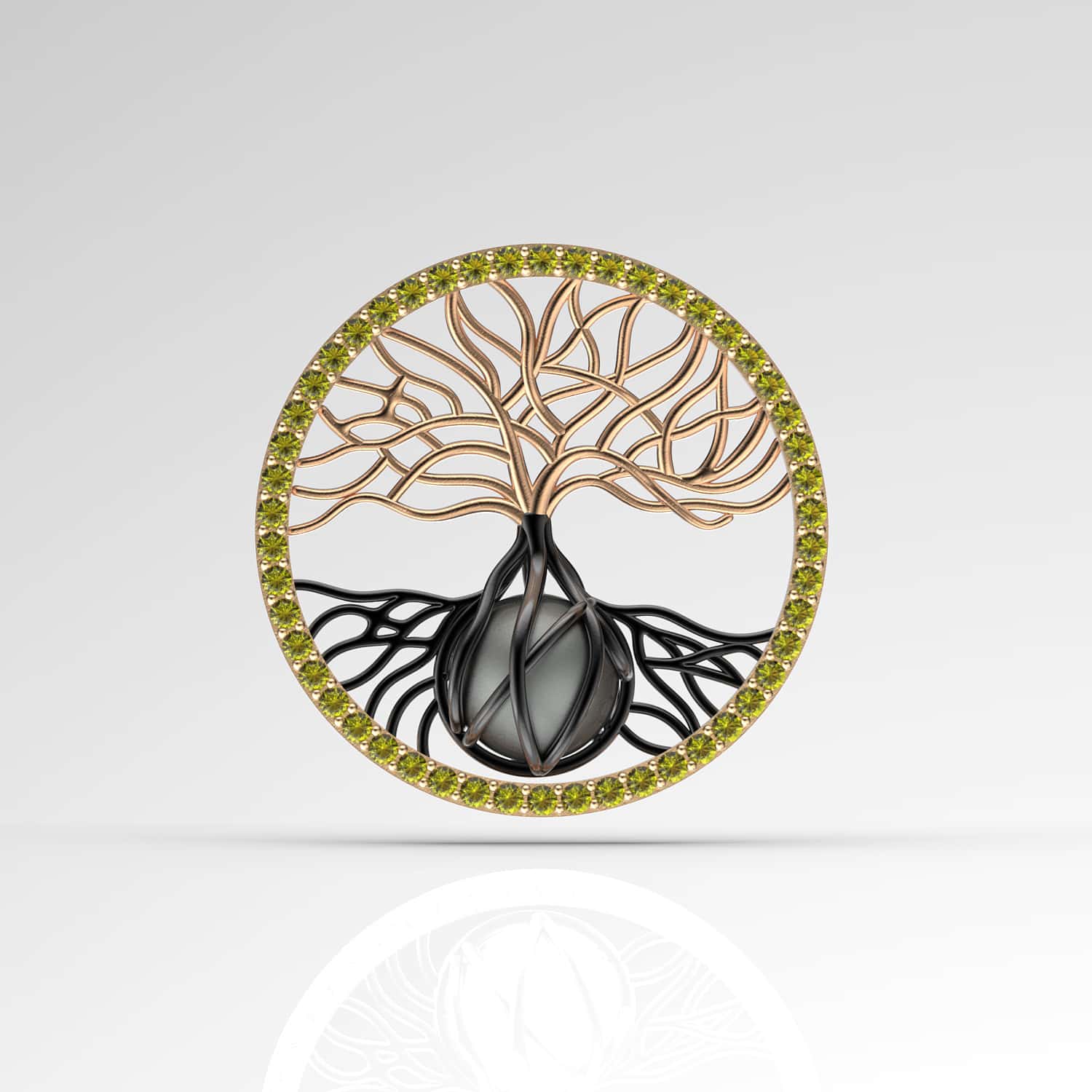 Yaşam Tahiti Siyah İncili Kolye