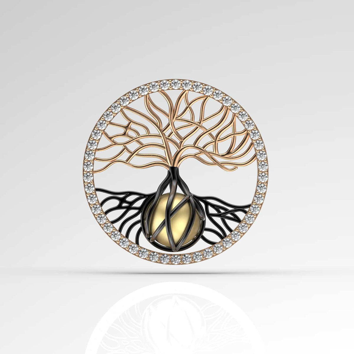 Yaşam Sarı Güney Denizi İncili Kolye