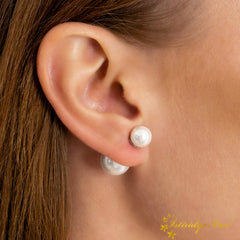 Akoya İkiz İnci Küpe