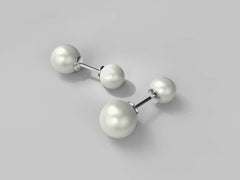 Akoya İkiz İnci Küpe