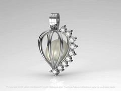 Sihirli Küp İstiridye İnci Kolye Seti