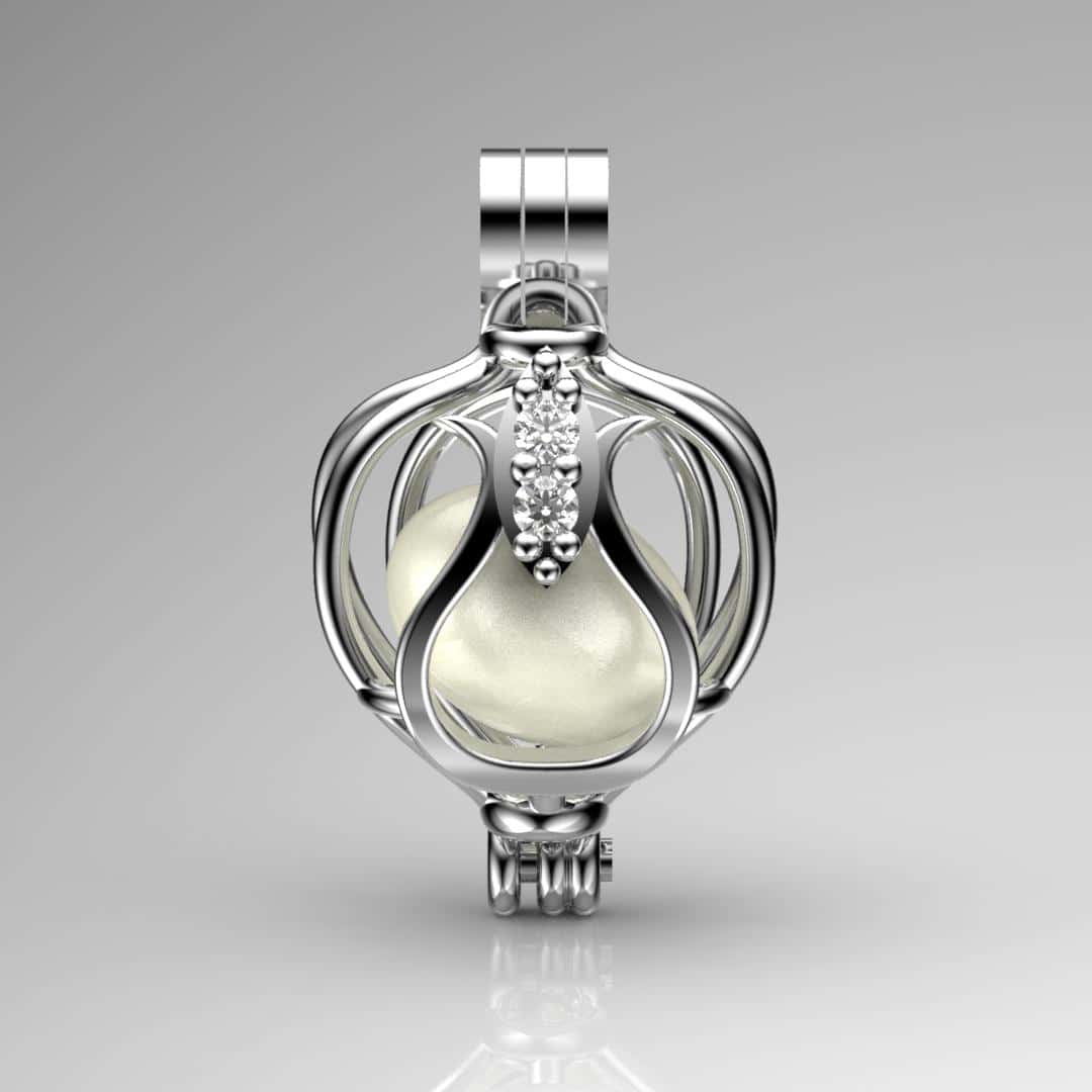 Lalezar İnci Kolye Seti Akoya - Tatlısu