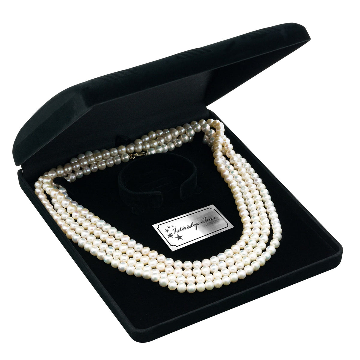 Çok Sıralı Dizi İnci Seti Akoya