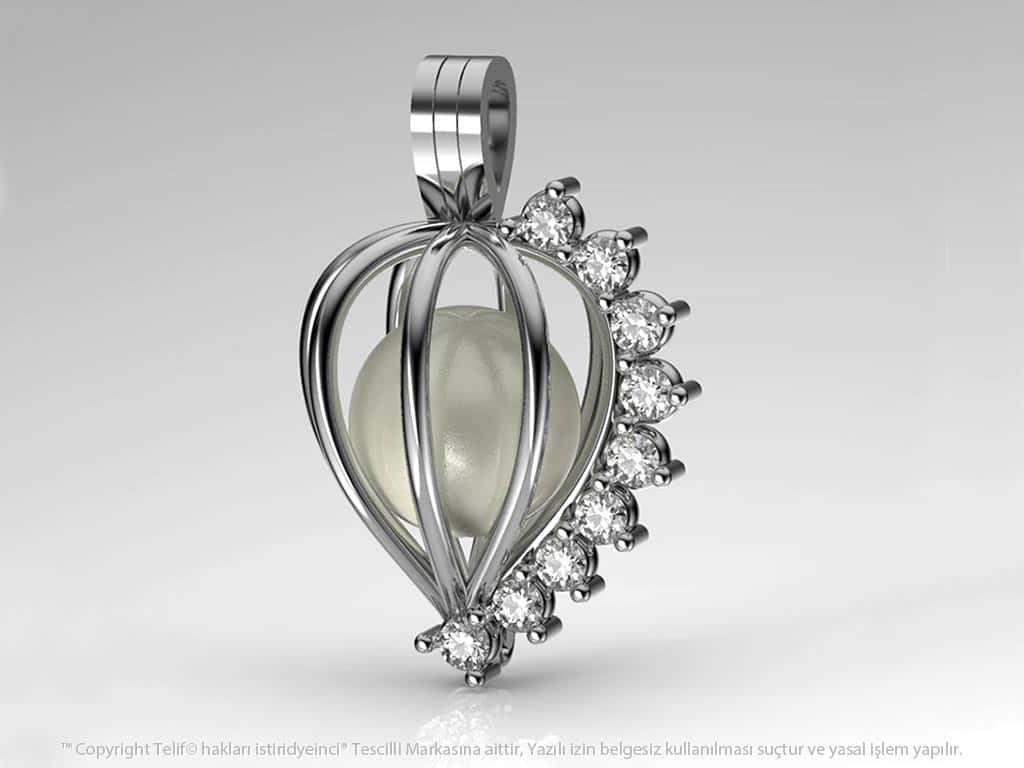 Efsane İnci Kolye Seti Akoya - Tatlısu