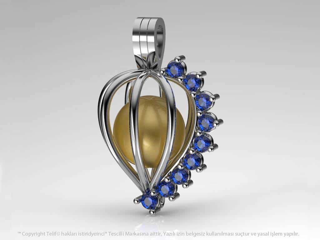 Efsane Sarı Güney Denizi İncili Kolye