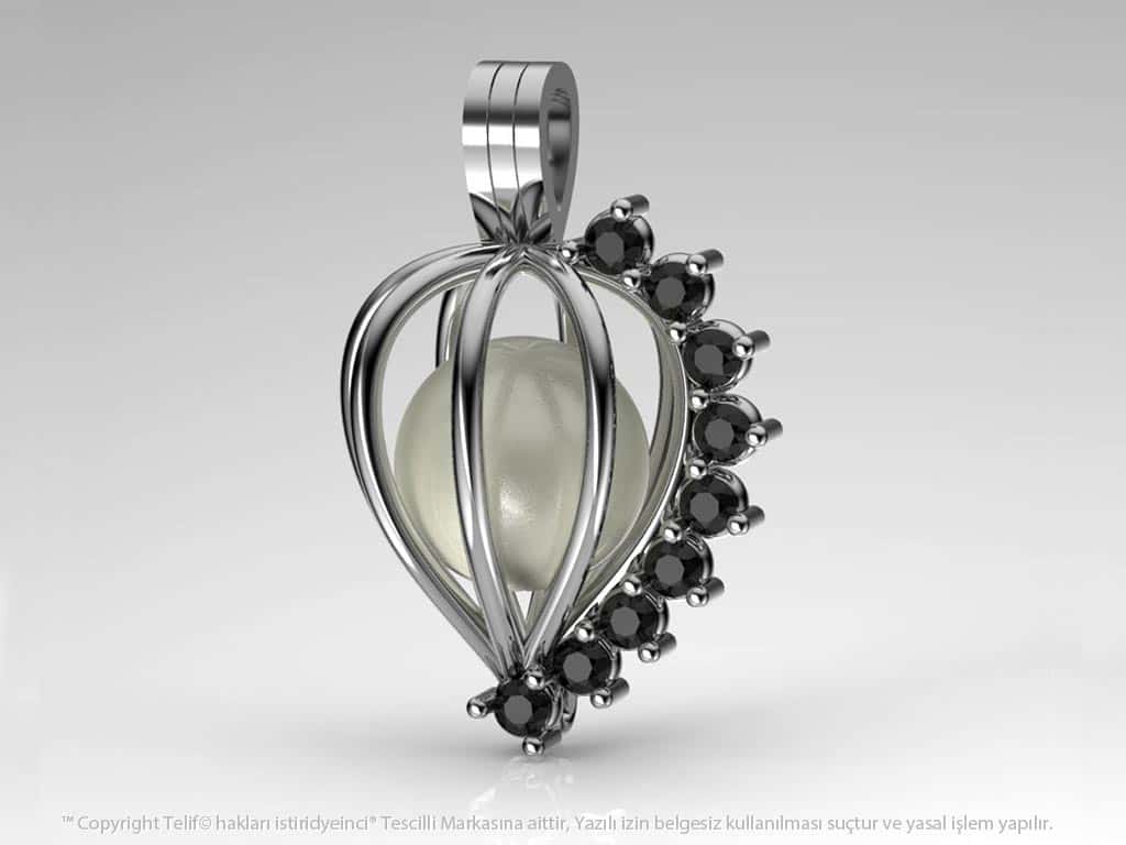 Efsane Beyaz Güney Denizi İncili Kolye