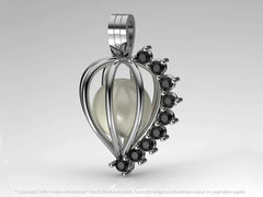 Efsane Beyaz Güney Denizi İncili Kolye