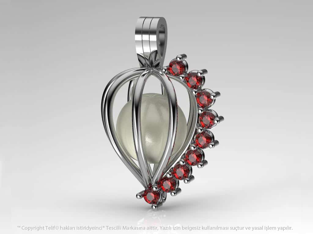 Efsane Beyaz Güney Denizi İncili Kolye