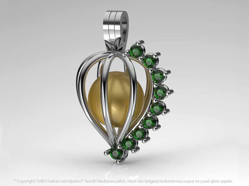 Efsane Sarı Güney Denizi İncili Kolye