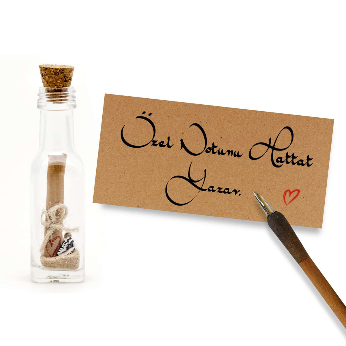 ŞİŞELİ HEDİYE NOTU