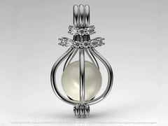 Beyaz Swarovski Hürrem Küpe Set