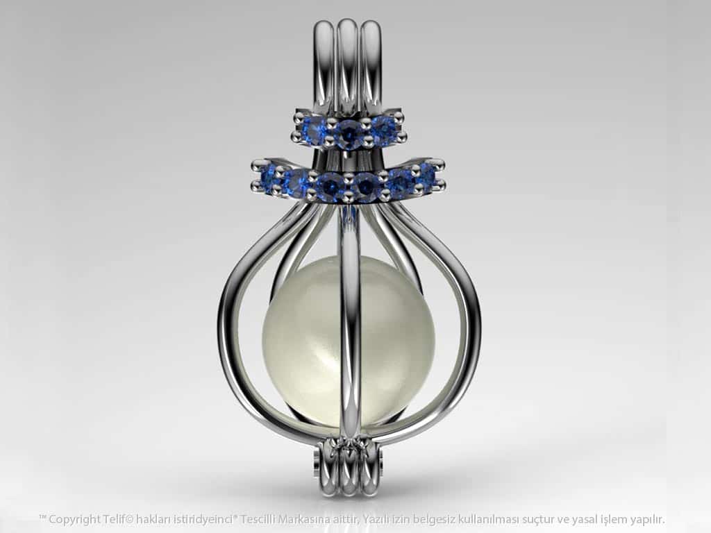 Hürrem Beyaz Güney Denizi İncili Kolye