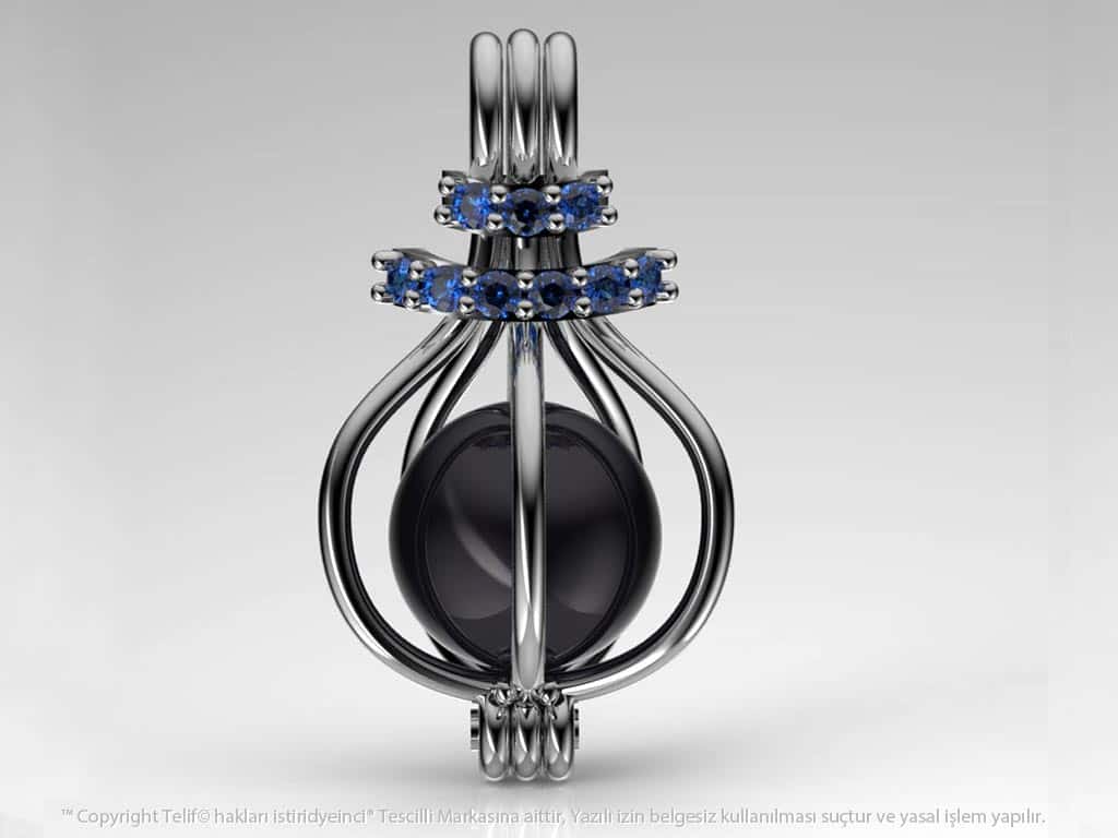 Hürrem Tahiti Siyah İncili Kolye