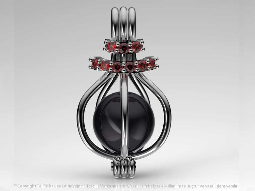 Hürrem Tahiti Siyah İncili Kolye