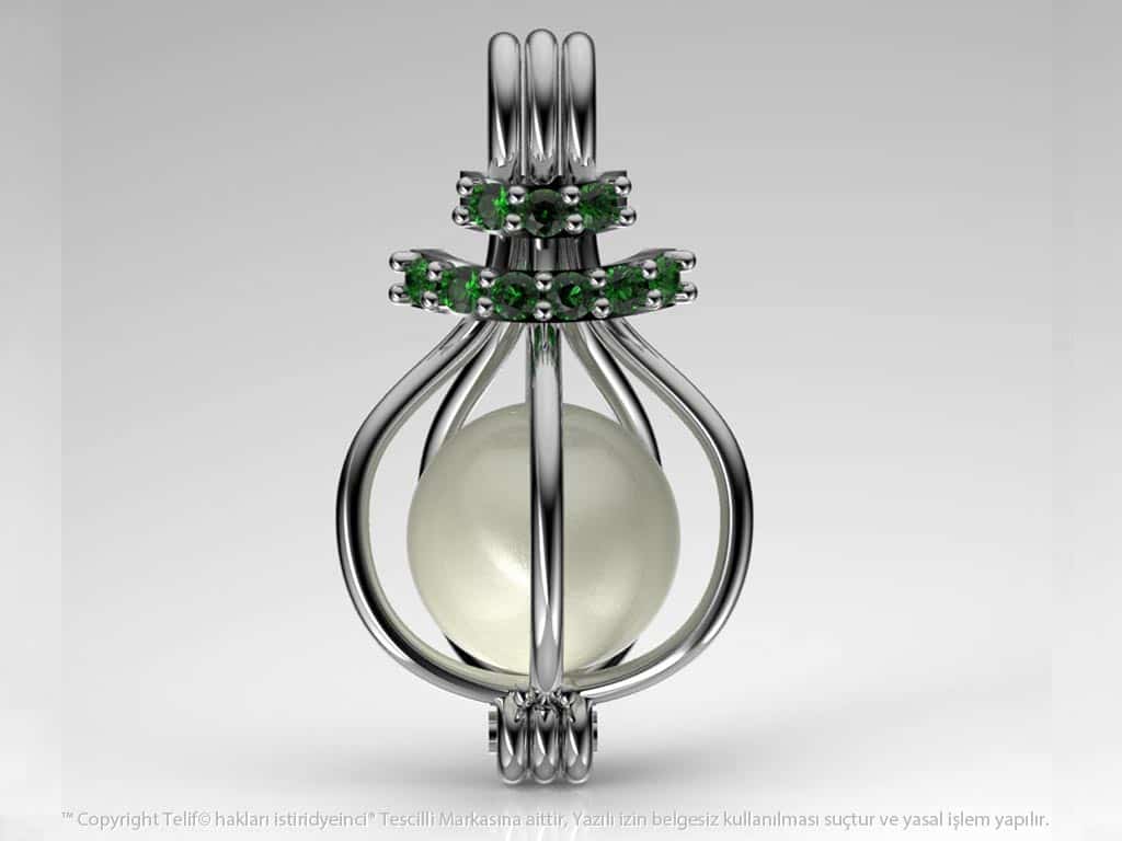 Hürrem Beyaz Güney Denizi İncili Kolye