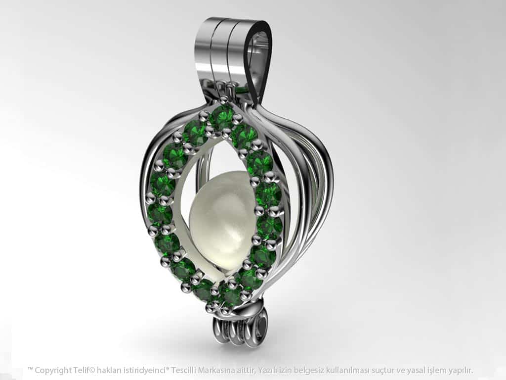 İnci Tanem Beyaz Güney Denizi İncili Kolye