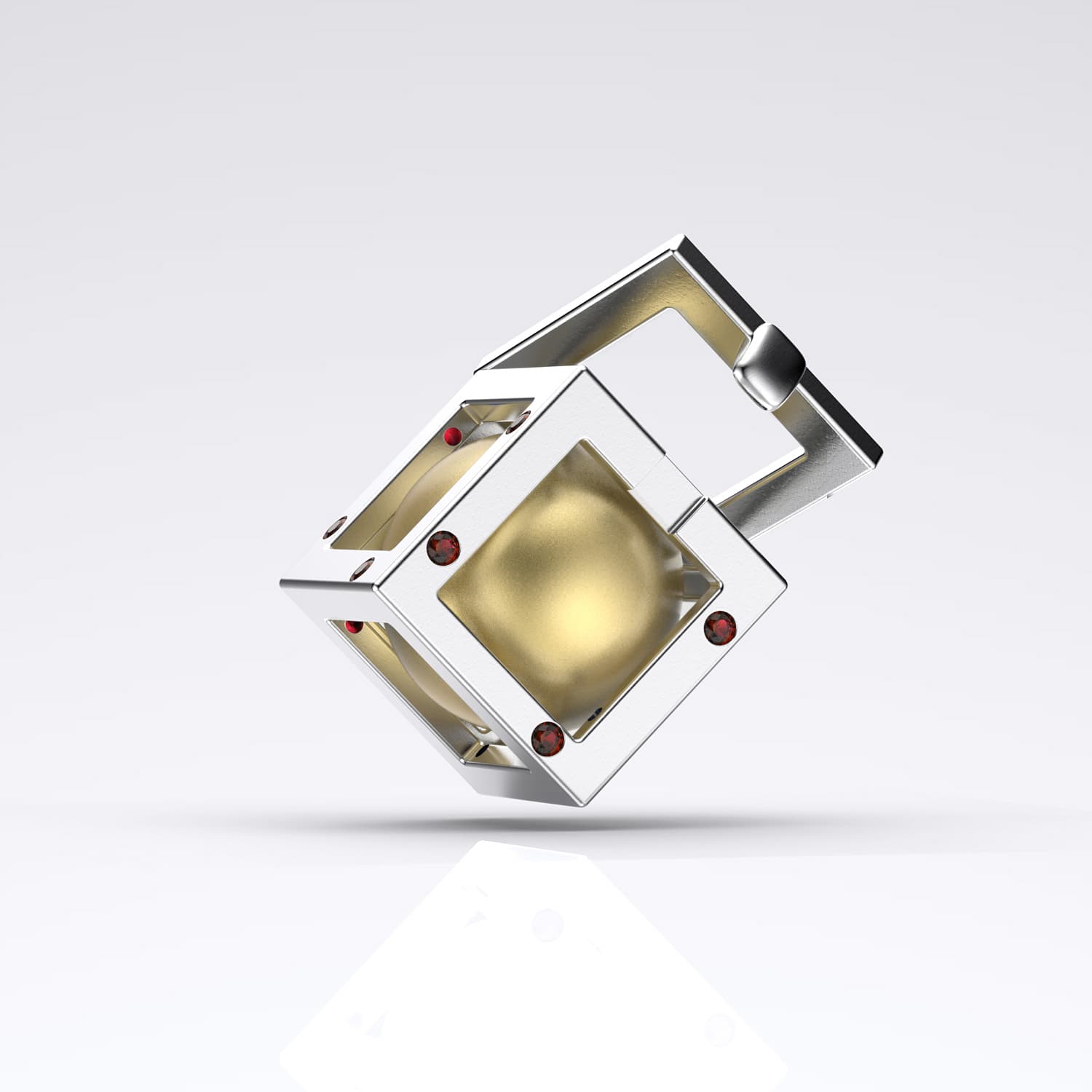 Küp Sarı Güney Denizi İncili Kolye