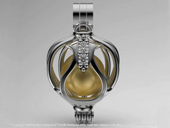 Lalezar Sarı Güney Denizi İncili Kolye