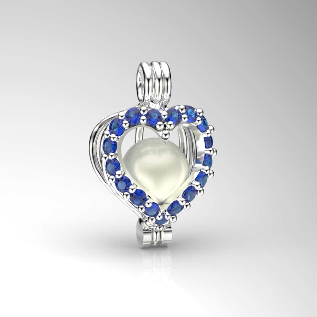 Okyanusun Kalbi İnci Kolye Seti Akoya - Tatlısu