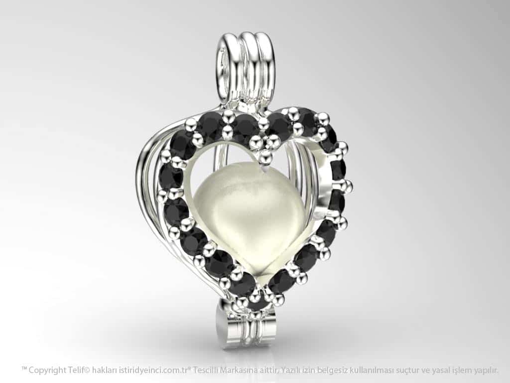 Okyanusun Kalbi İnci Kolye Seti Akoya - Tatlısu