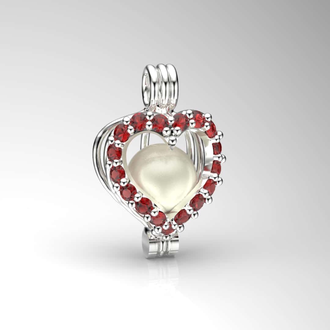 Okyanusun Kalbi İnci Kolye Seti Akoya - Tatlısu