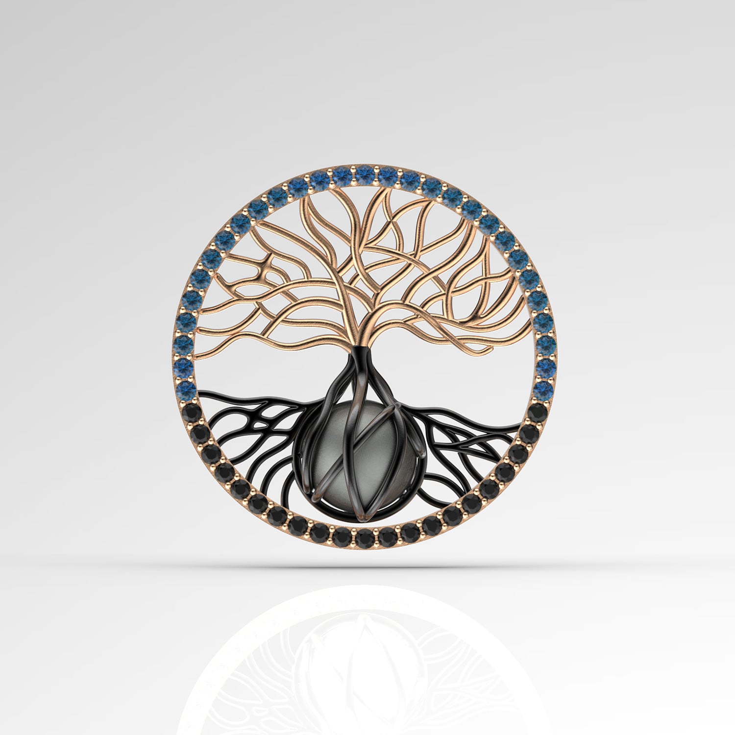 Yaşam Tahiti Siyah İncili Kolye