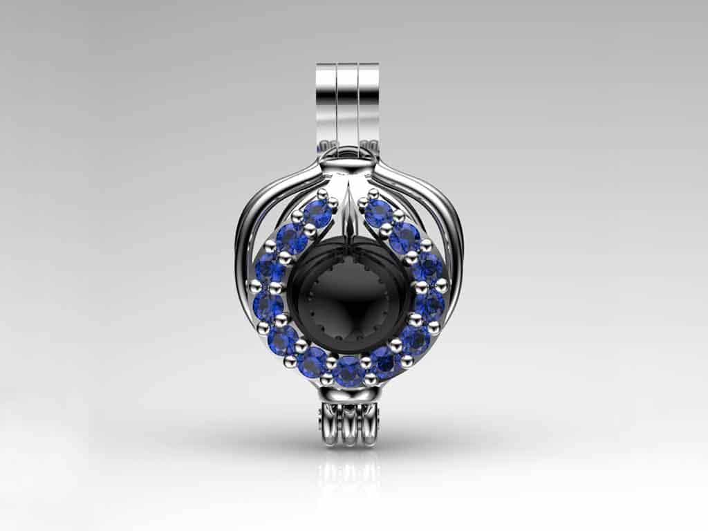 Katre Tahiti Siyah İncili Kolye