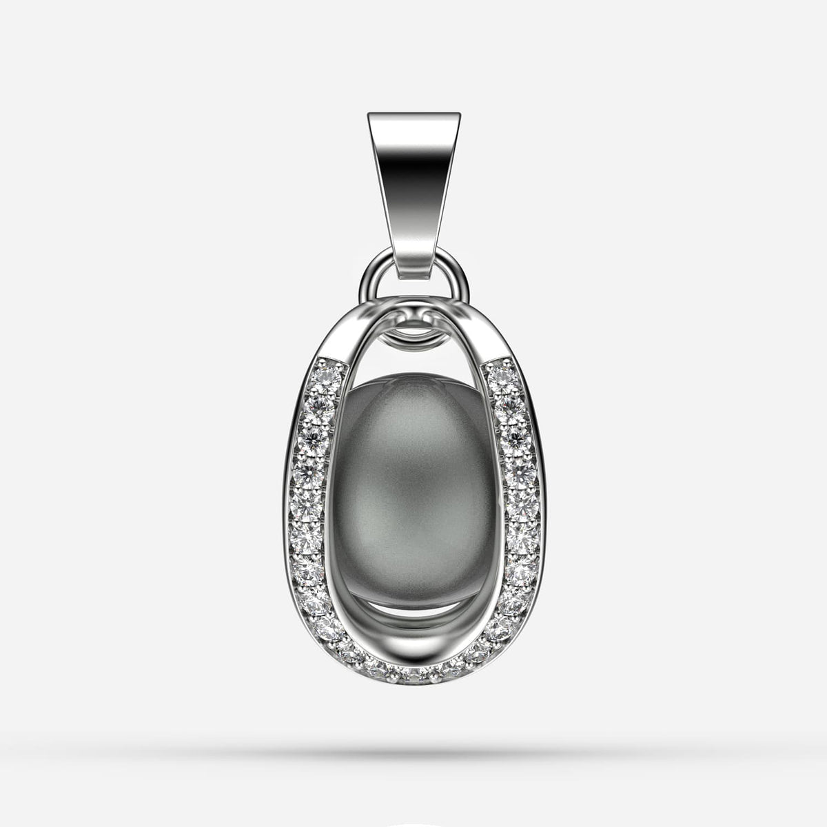 Sonsuz Tutku Siyah Tahiti İncili Kolye