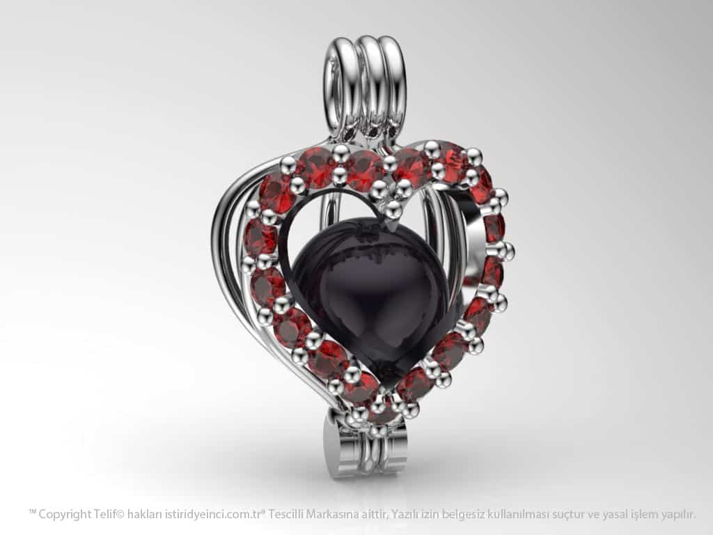 Okyanusun Kalbi Tahiti Siyah İncili Kolye