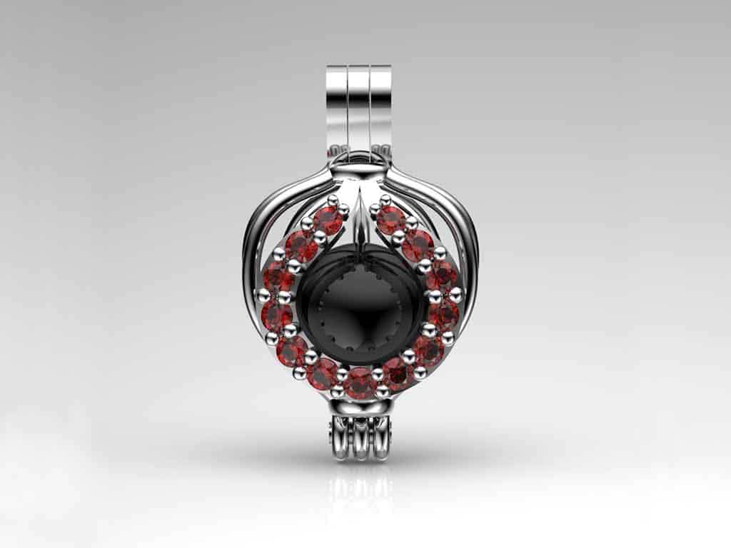 Katre Tahiti Siyah İncili Kolye